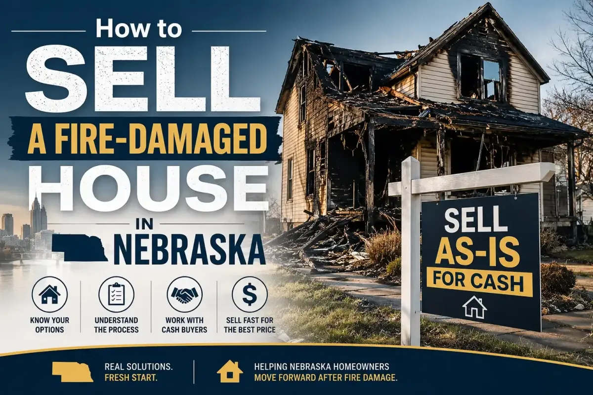 selling fire damaged house