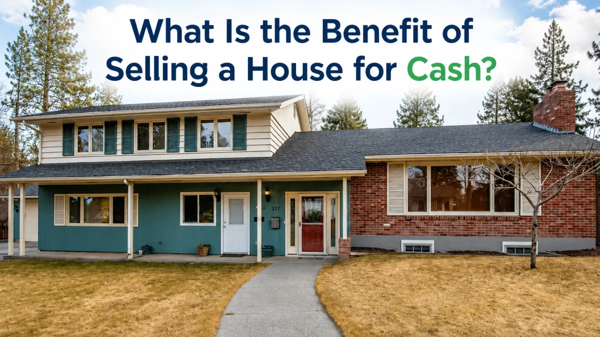 What Is the Benefit of Selling a House for Cash