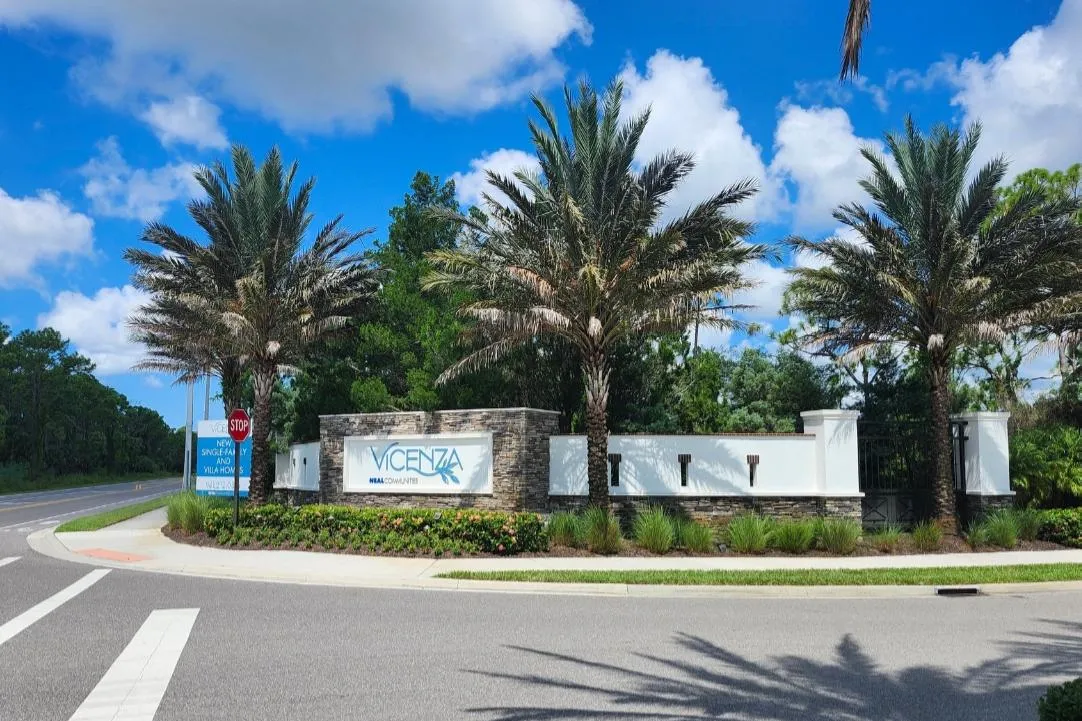 Vicenza by Neal Communities community entrance — Nokomis Florida