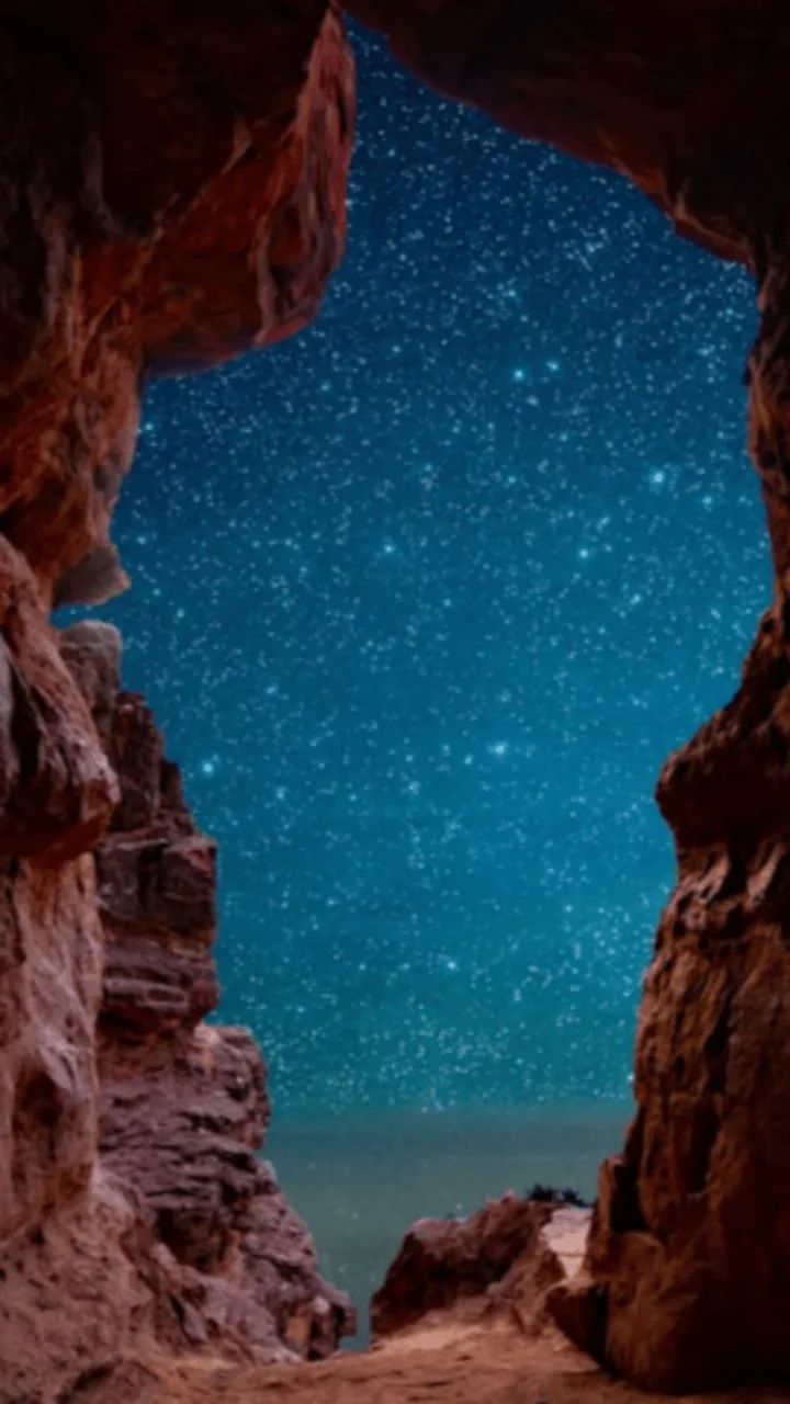 Sedona night sky full of stars