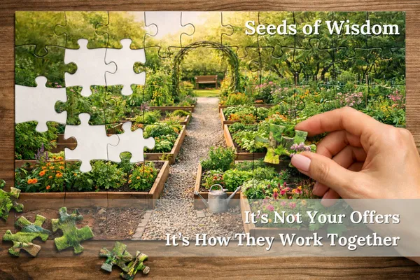 Seeds of Wisdom: It’s Not Your Offers—It’s How They Work Together