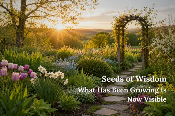 Seeds of Wisdom: What Has Been Growing Is Now Visible