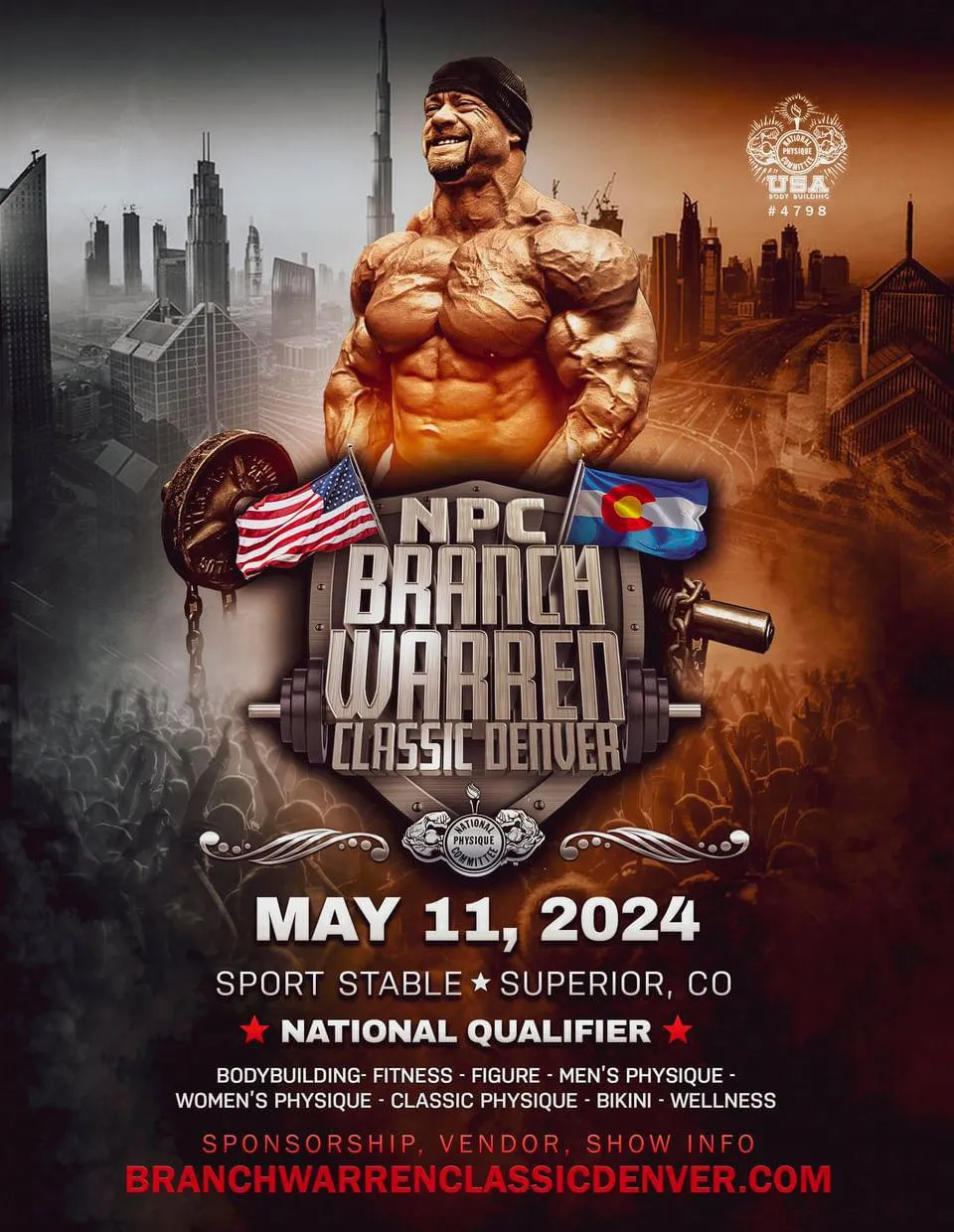 NPC Branch Warren Classic Denver - May 11 - Sport Stable, CO