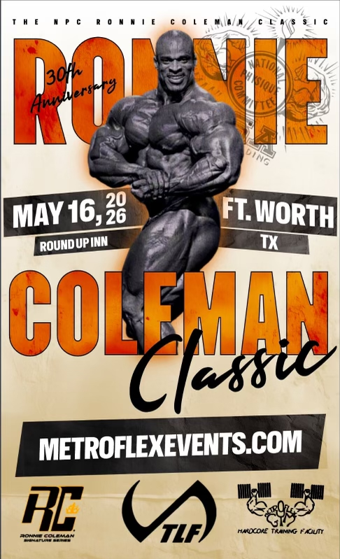 NPC Ronnie Coleman Classic 2026 – Official Dallas National Qualifier