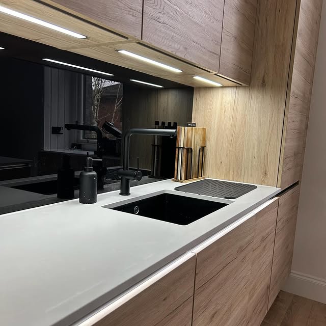 German kitchen fitting detail by Core Joinery & Interiors