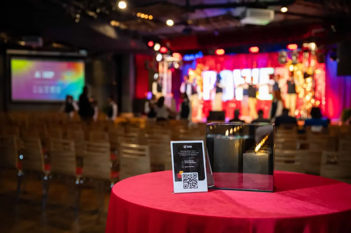 Corporate event reception in Atlanta