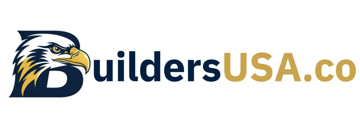 Builders USA logo - custom signage and interior design in Florida, Georgia, South Carolina - Oned by Mike T. Saleh who worked with The Kings Estates in Miami, FL