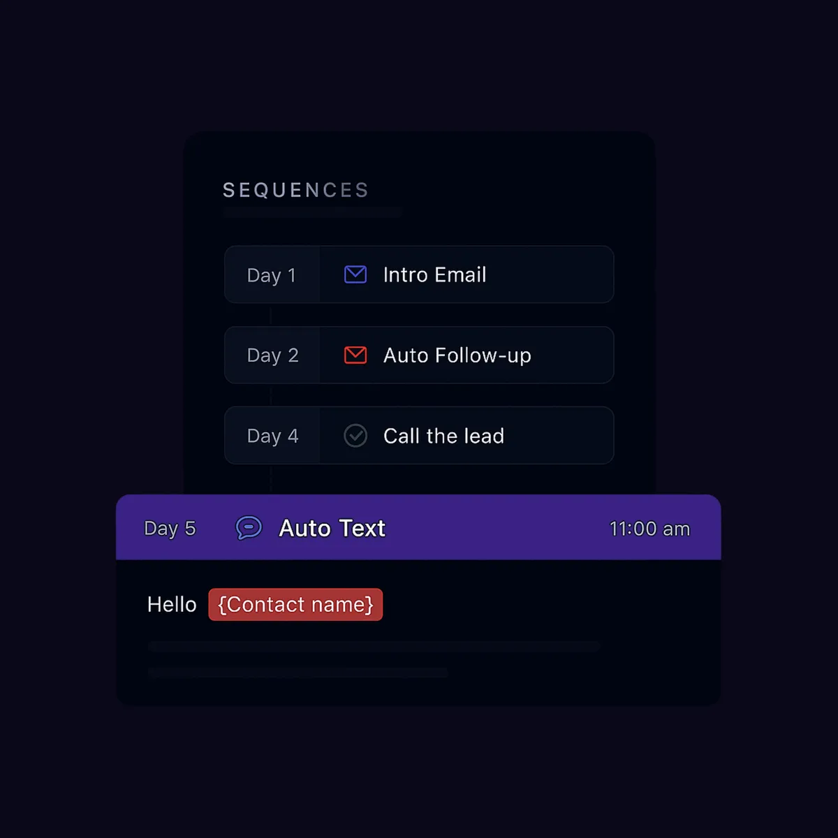 GatherPro iPhone-style device mockup UI