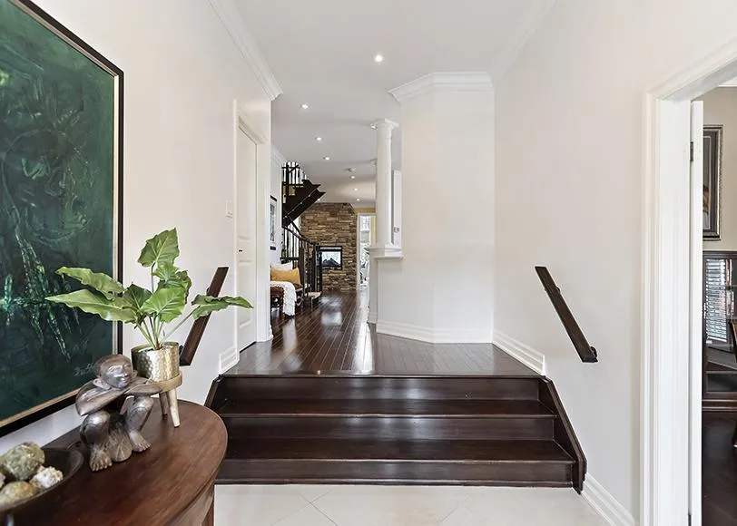 painted hallway