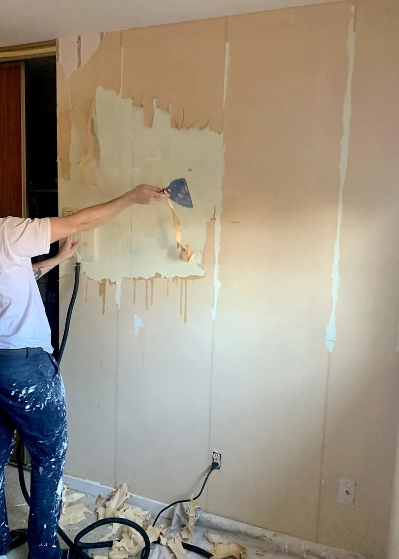 fixing interior wall before painting