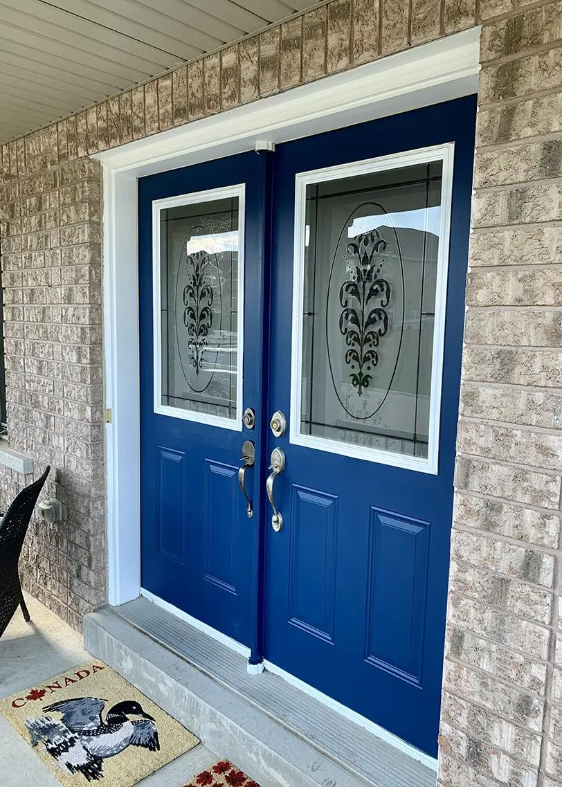 painted front door