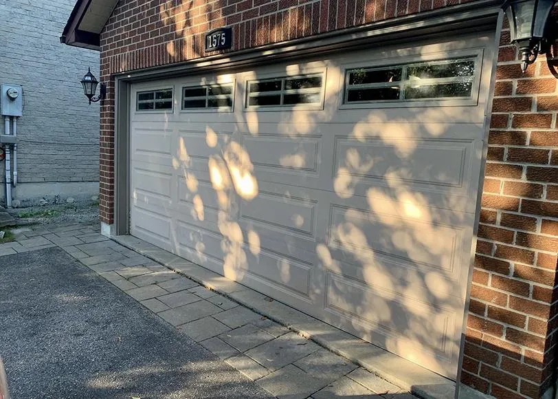 2 car garage door