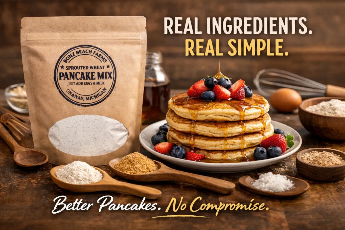 What’s Really in Your Pancake Mix? Here’s Why We Built a Clean Four-Ingredient Mix