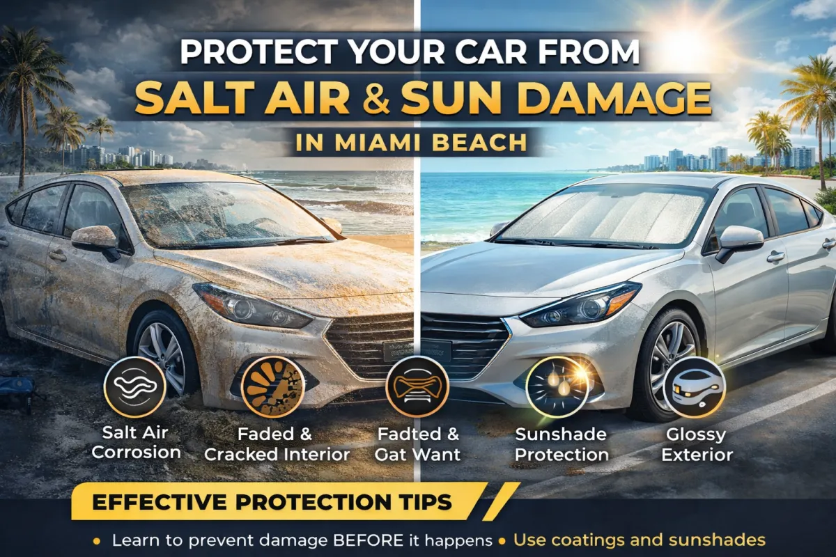 How to Protect Your Car From Salt Air & Sun in Miami Beach