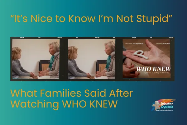 Real stories from families, and practical tools to help dyslexic children learn differently