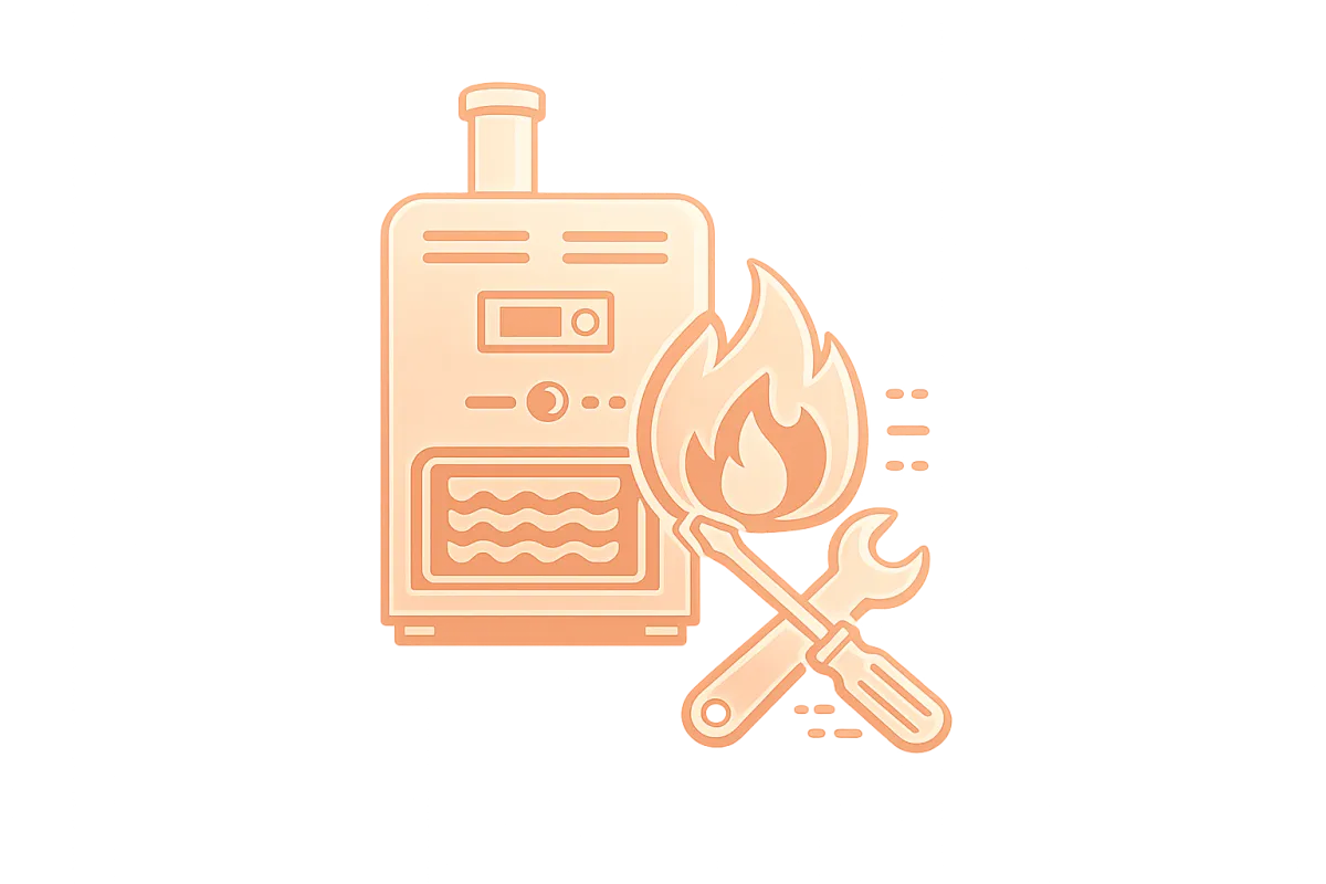 Furnace installation icon