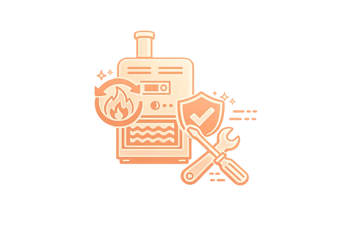 Furnace repair and replacement icon