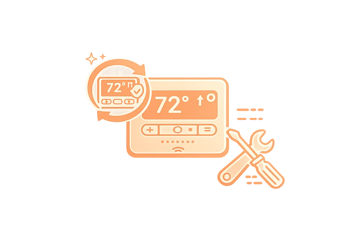 Thermostat replacement icon