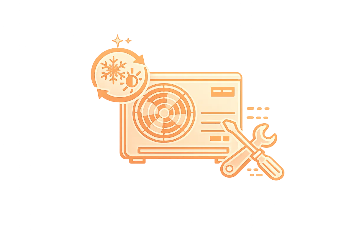 Heat pump services icon 