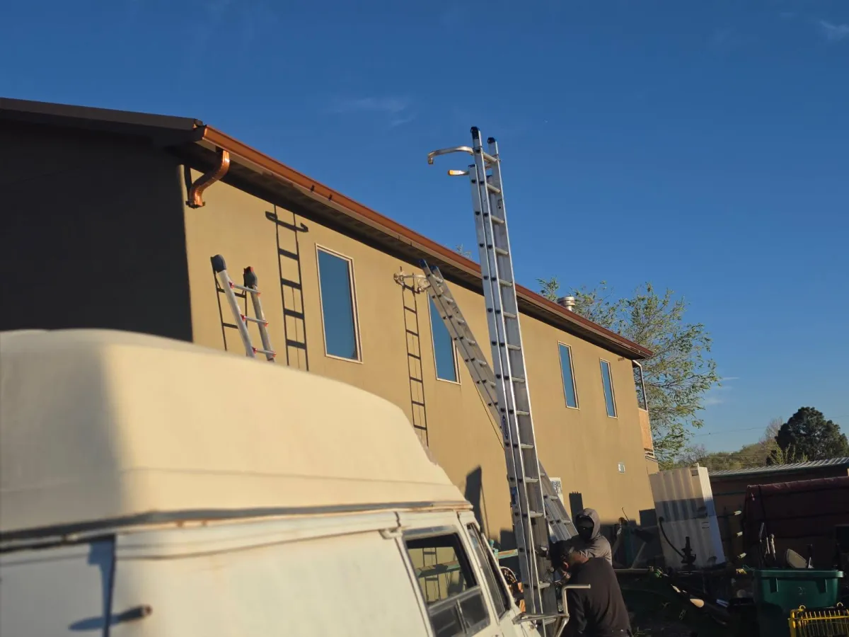 Seamless Rain Gutter Installation Albuquerque