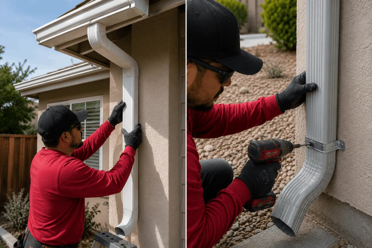  Seamless Rain Gutter Installation