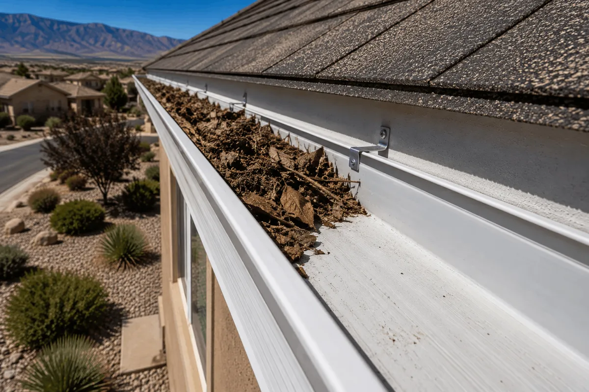 Rio Rancho Seamless Rain Gutter Installation