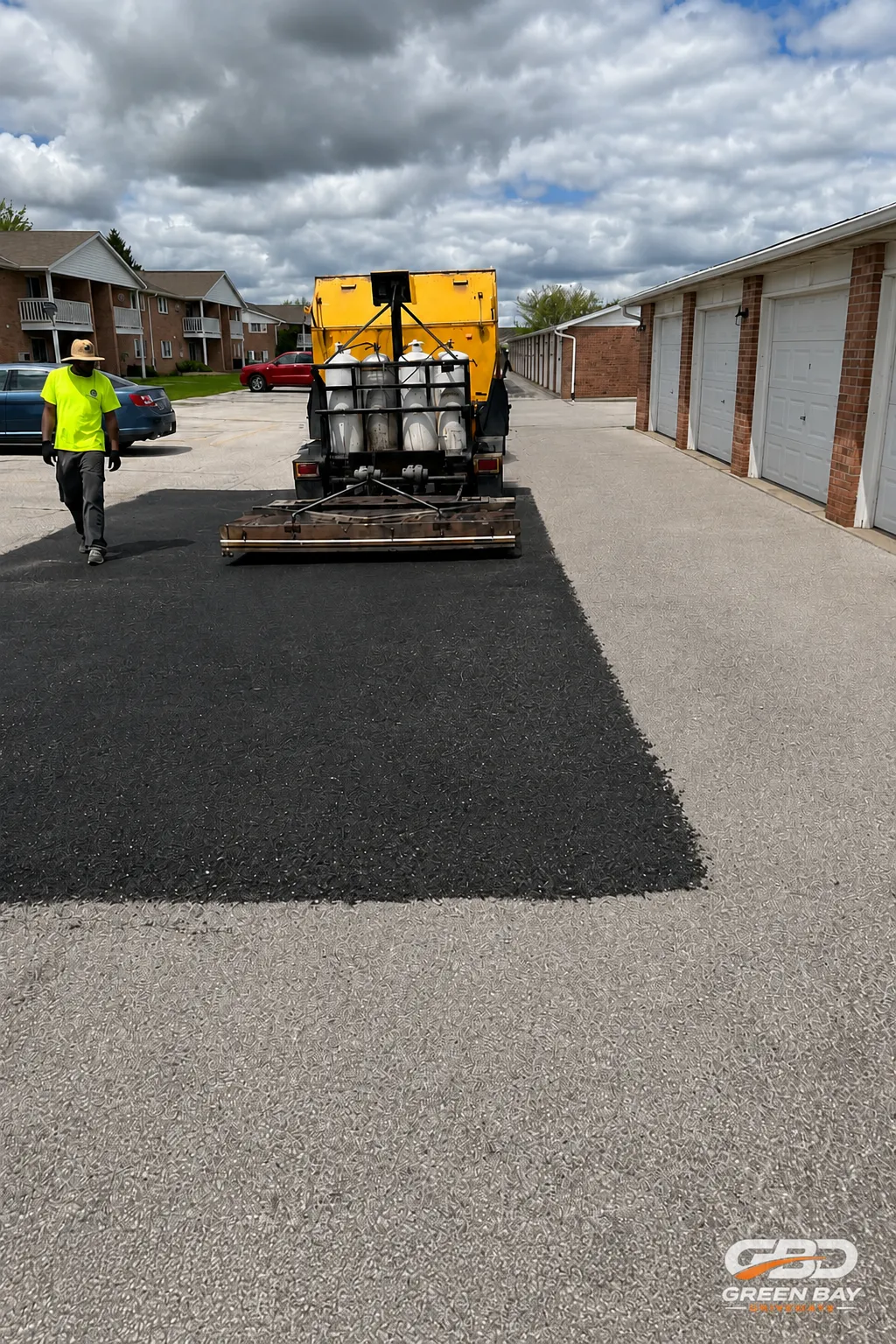 Infrared asphalt repair machine heating pavement for seamless patching