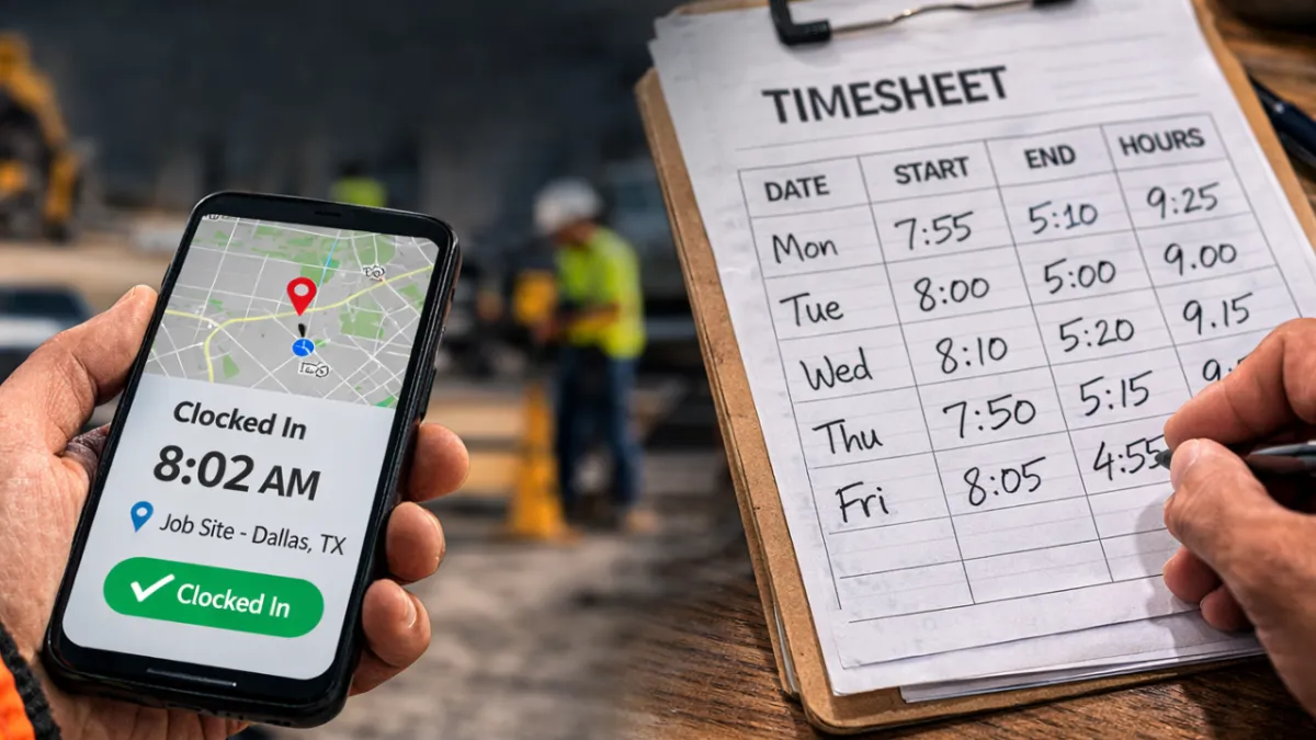 GPS Clock-Ins vs Traditional Timesheets: Which Is Better for Accuracy and Compliance?