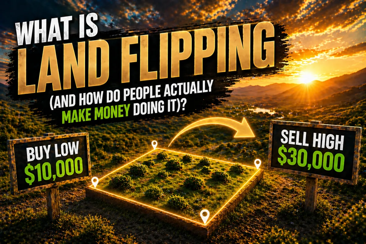 What Is Land Flipping (And How Do People Actually Make Money Doing It)?