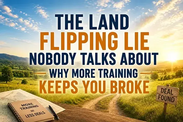 land flipping beginner overwhelmed by training materials