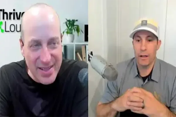 Podcast interview featuring Travis King on Thrive LouD with Lou Diamond discussing entrepreneurship, land investing, business growth, and scaling a land flipping business.