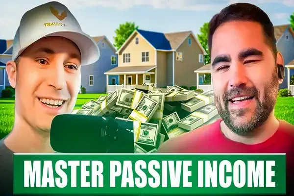 Podcast episode featuring Travis King and Dustin Heiner discussing passive income, financial freedom, and building wealth through land investing