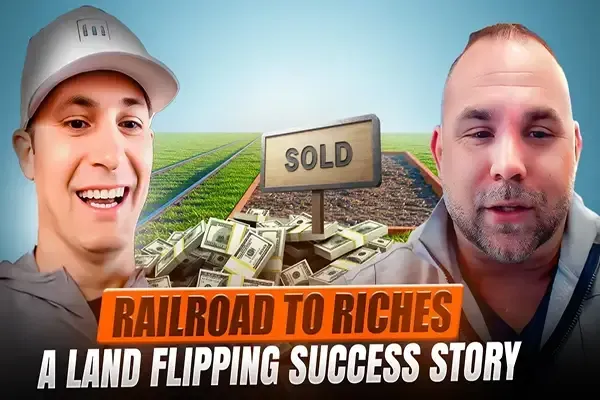 Podcast episode featuring Travis King and Justin Sliva discussing entrepreneurship, land flipping success stories, and building wealth through land investing