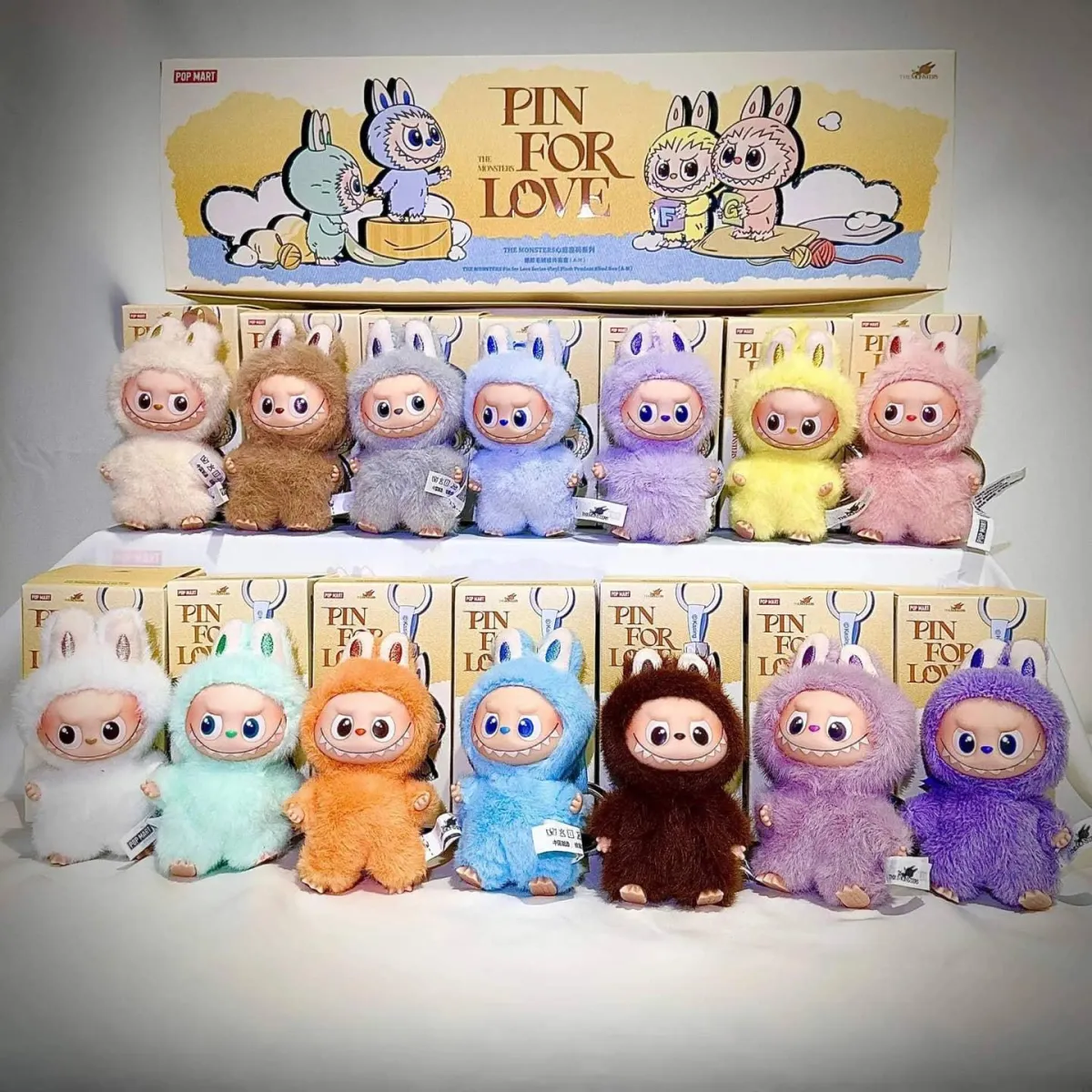 a large display of blue lights in a dark room