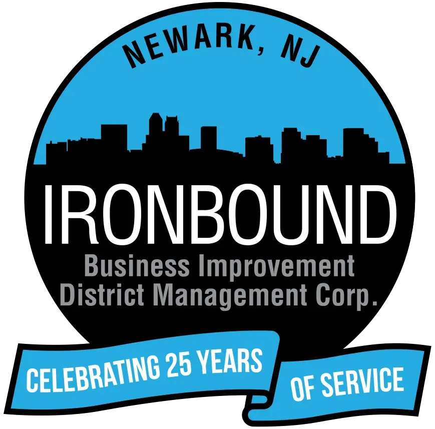 GoIronbound Ironbound business improvement district 25th year  anniversary logo