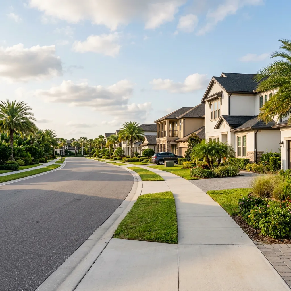 Homes in a St. Johns County Florida residential community for home buyers