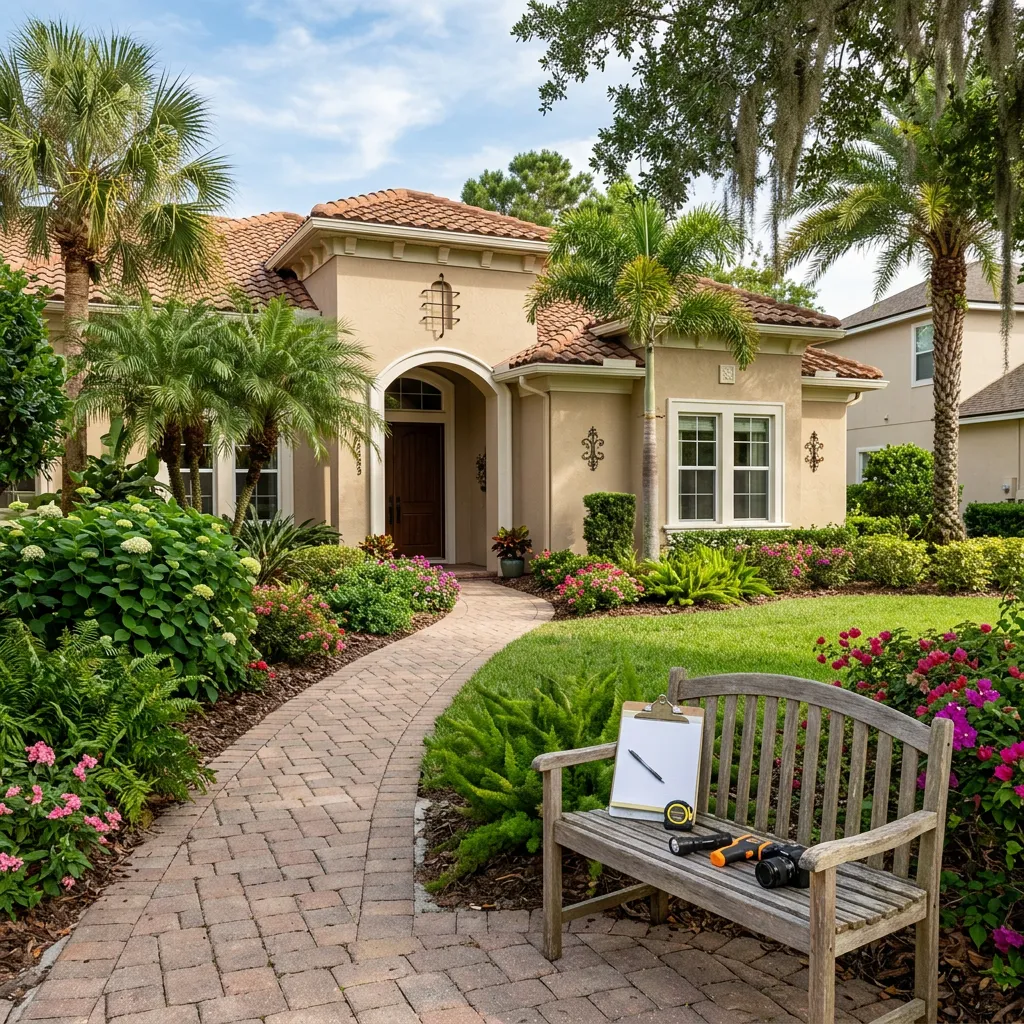 Florida resale home being evaluated by buyers for inspection and as-is purchase considerations