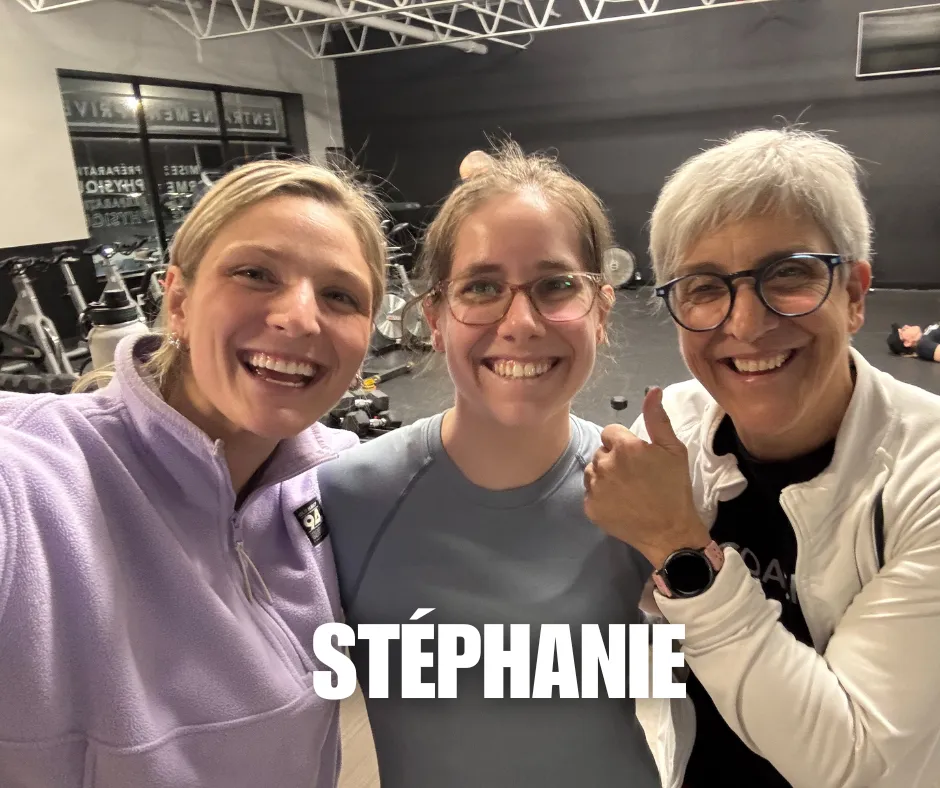 stéphanie qui est passé de maman épuisée à énergisée!