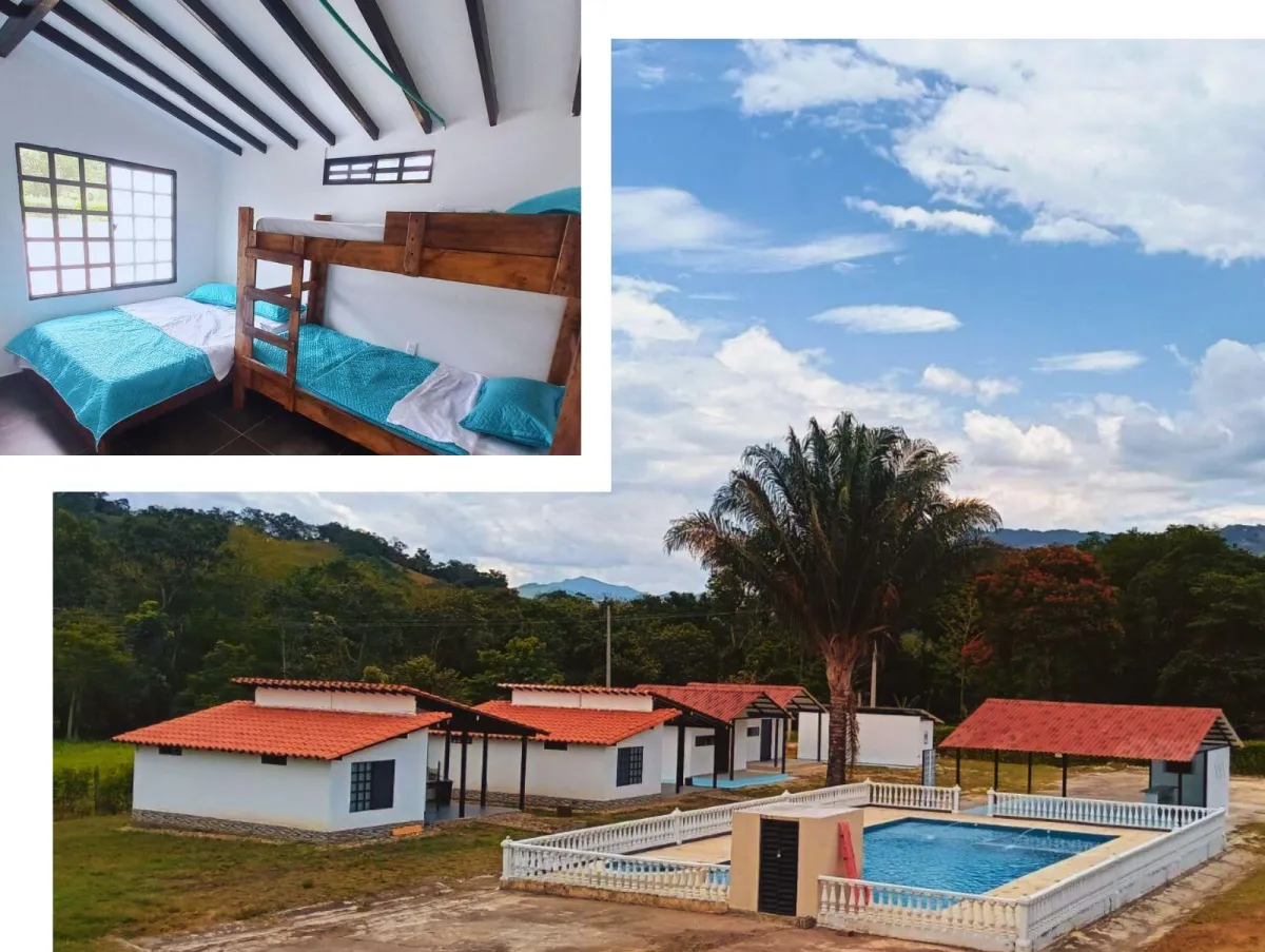 Glamping con piscina, Rio y Jacuzzi Privado | Finca Shaddai Villeta