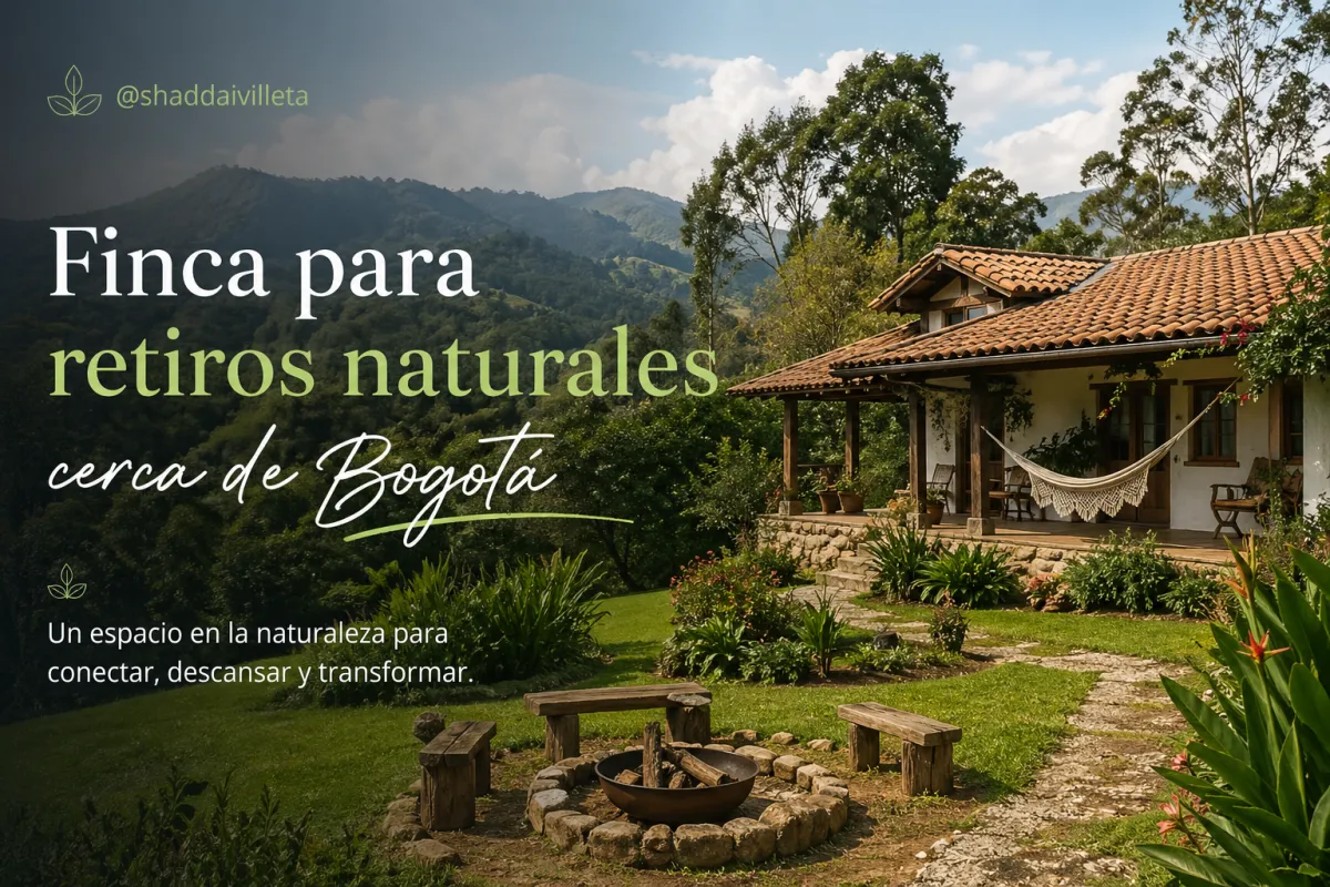 Finca para retiros naturales cerca de Bogotá: Guía completa Villeta, Cundinamarca