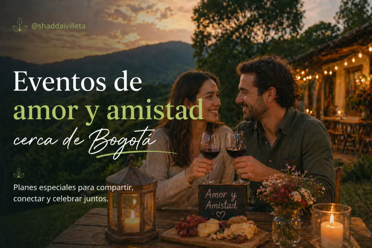 Eventos Amor y Amistad cerca de Bogotá | Planes campestres Villeta Cundinamarca