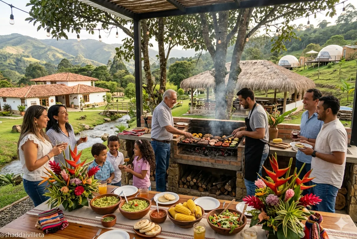 Plan asado familiar cerca de Bogotá: por qué el campo convierte el asado en otra cosa