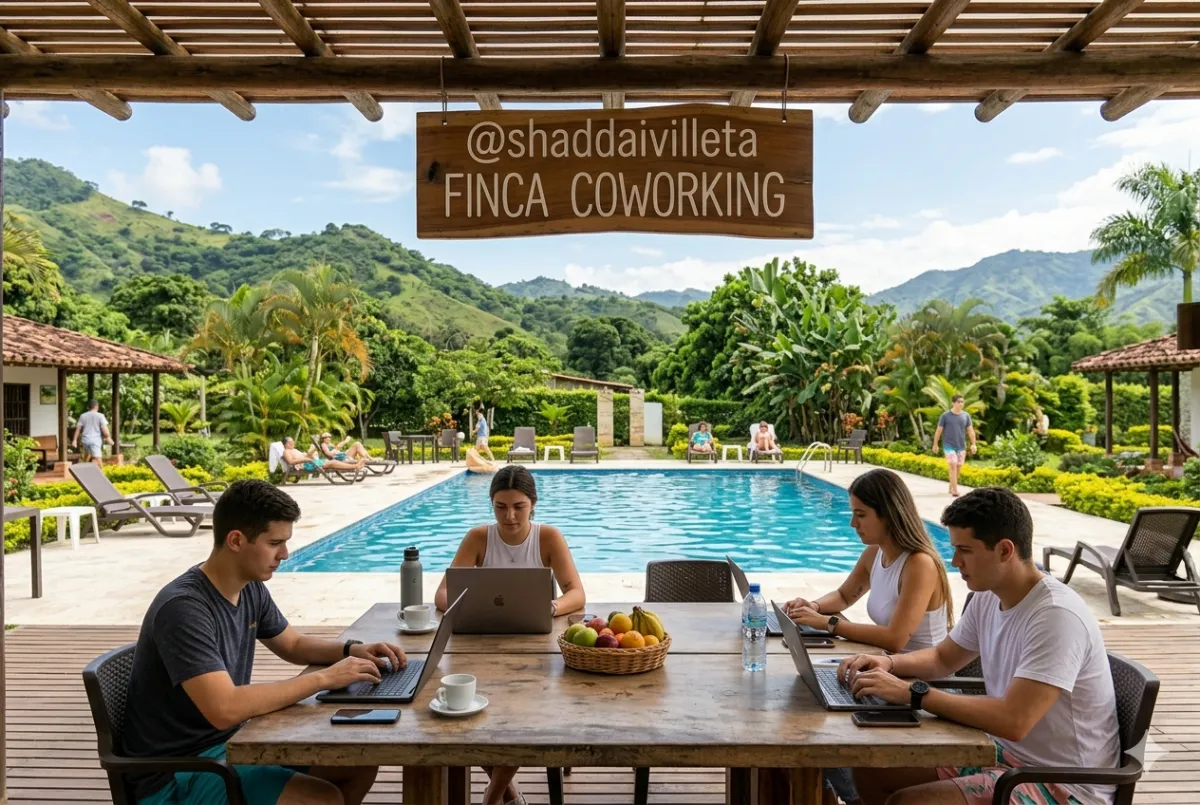 Fincas coworking con piscina cerca de Bogotá: el mapa por radios de distancia