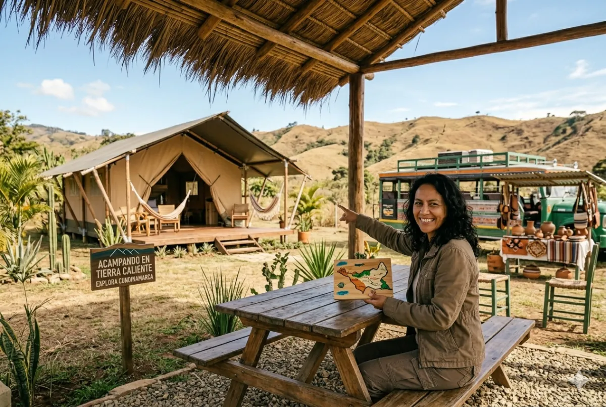 ¿Cómo es acampar en tierra caliente cerca de Bogotá? La descripción honesta que las guías no dan