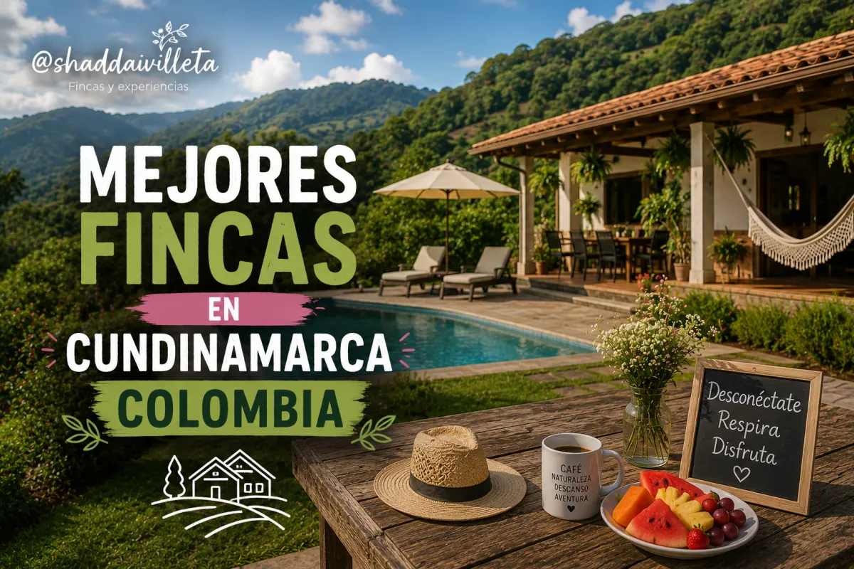 Mejores fincas en Cundinamarca Colombia 2026: el departamento de los contrastes más dramáticos disponibles — el mapa completo por provincia y tipo de experiencia