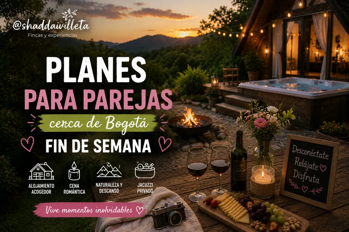 Planes para parejas cerca de Bogotá fin de semana: el plan que activa la conversación que la rutina eliminó — no el más elaborado, el más correcto