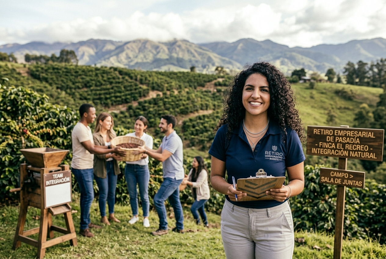 Pasadía empresarial cerca Bogotá | El campo produce la integración que la sala de juntas no puede