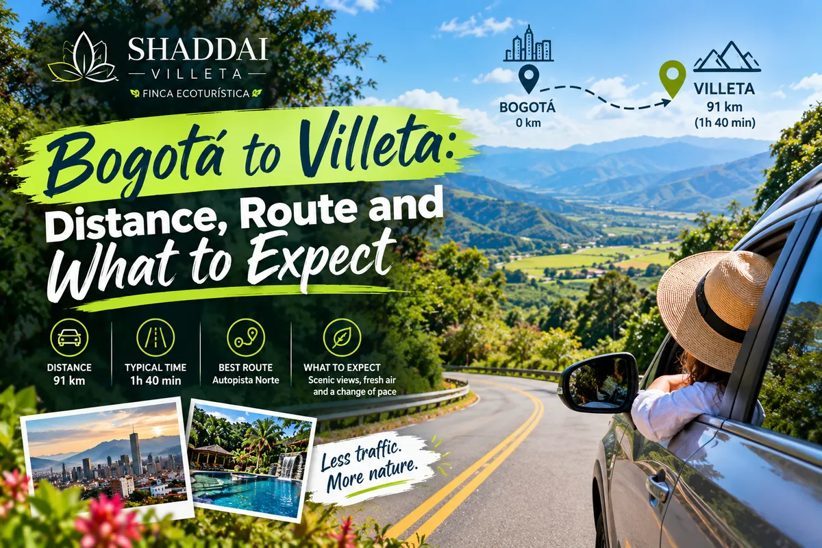 Bogotá to Villeta: Distance, Route and What to Expect