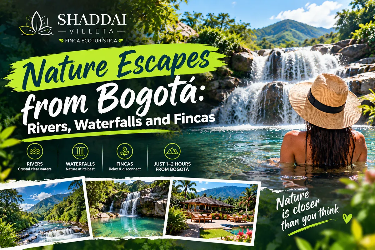Nature Escapes from Bogotá: Rivers, Waterfalls and Fincas