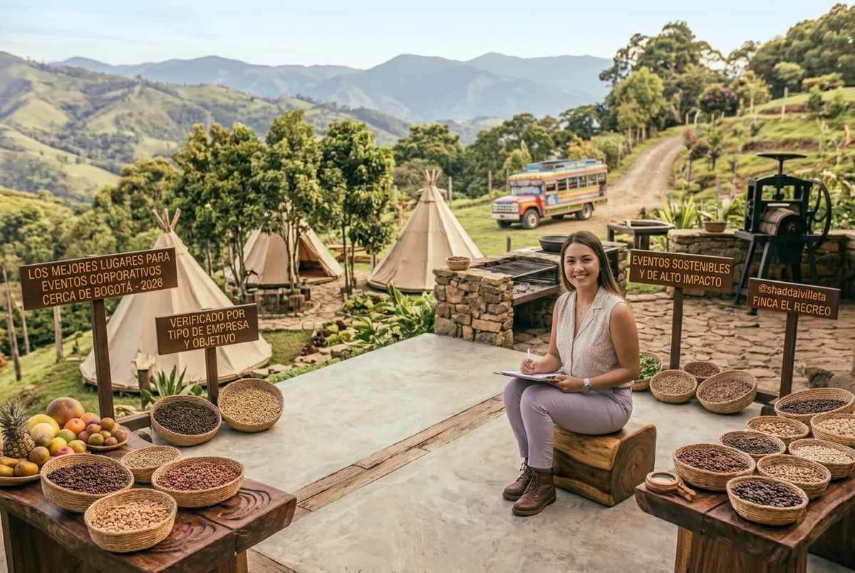 Los mejores lugares para eventos corporativos cerca de Bogotá en 2026 | C— Shaddai Villeta